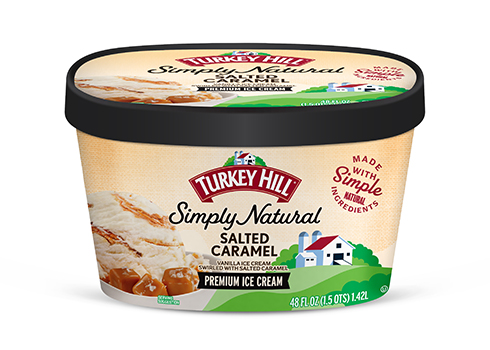 Turkey Hill Salted Caramel Simply Natural Ice Cream