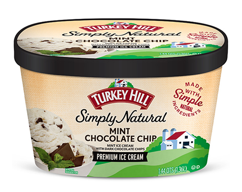 Turkey Hill Mint Chocolate Chip Simply Natural Ice Cream