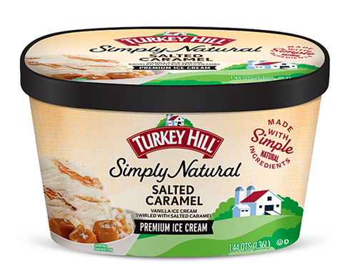 Turkey Hill Salted Caramel Simply Natural Ice Cream