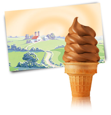 Turkey Hill Chocolate 5% Soft Serve Soft Serve Ice Cream