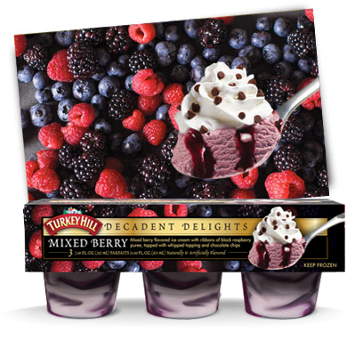 Turkey Hill Mixed Berry Decadent Delights Parfaits