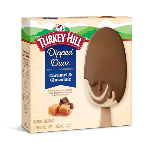 Turkey Hill Caramel & Chocolate Dipped Duos™