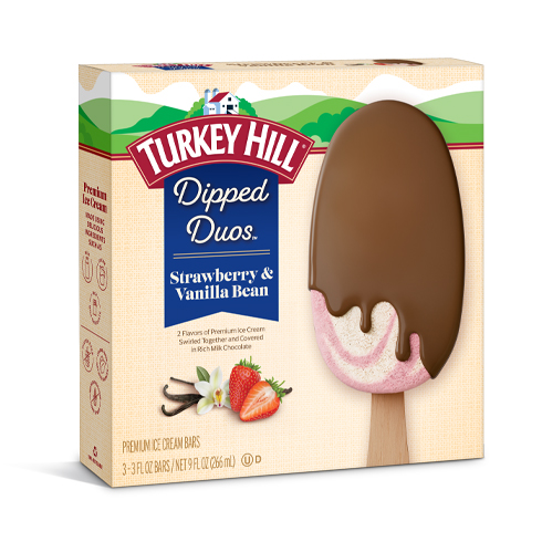 Turkey Hill Strawberry & Vanilla Bean Dipped Duos™