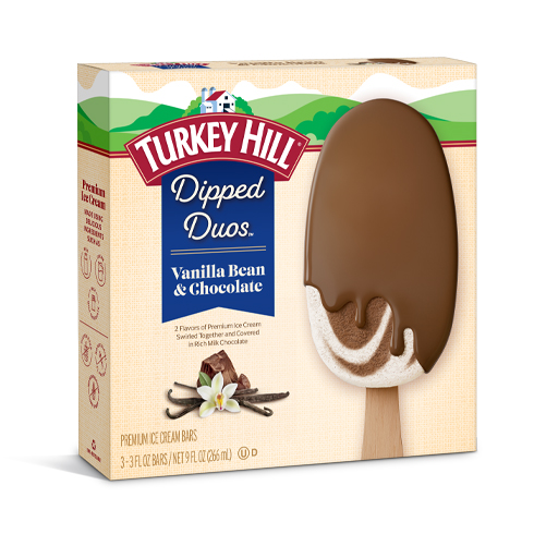 Turkey Hill Vanilla Bean & Chocolate Dipped Duos™