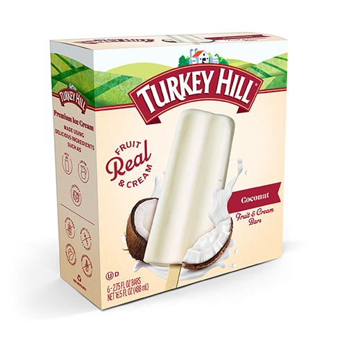Turkey Hill Coconut Fruit & Cream Bars