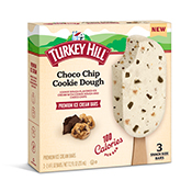 Choco Chip Cookie Dough Ice Cream Bars