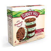 Choco Mint Chip Ice Cream Cookie Sandwiches