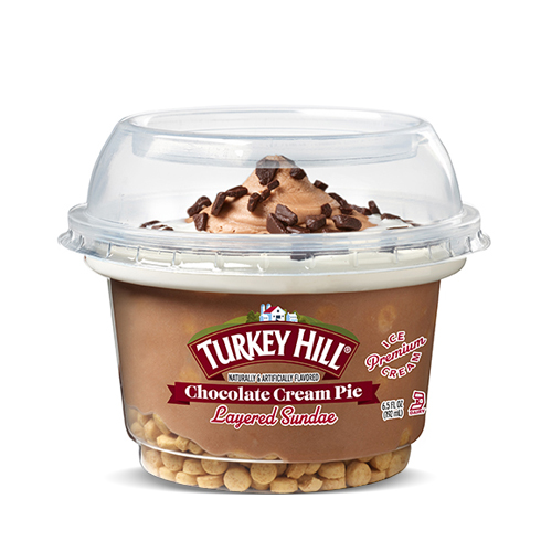 Turkey Hill Chocolate Cream Pie Layered Sundaes