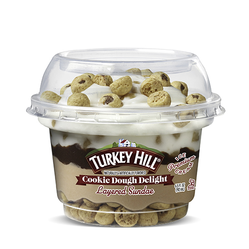 Turkey Hill Cookie Dough Delight Layered Sundaes
