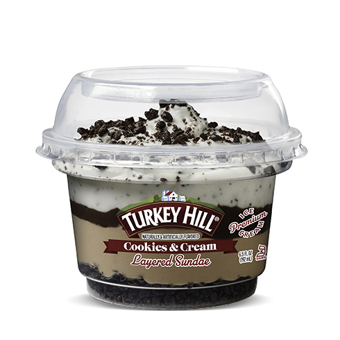 Turkey Hill Cookies & Cream Layered Sundaes