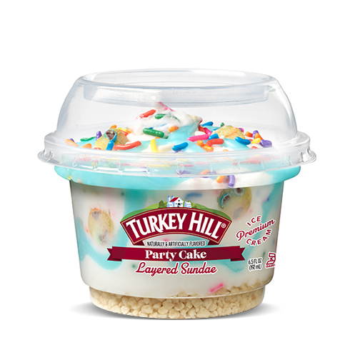 Turkey Hill Party Cake Layered Sundaes