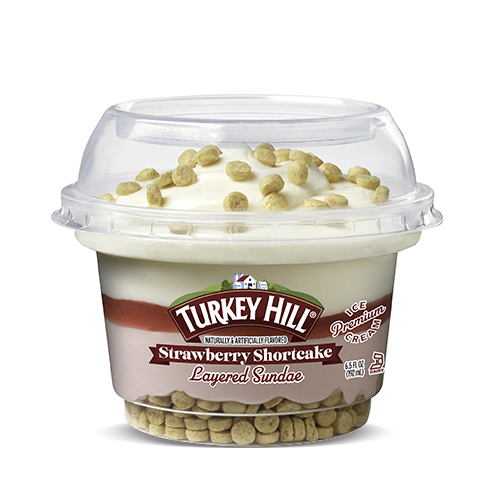 Turkey Hill Strawberry Shortcake Layered Sundaes